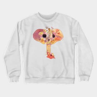 Flower Elephant Crewneck Sweatshirt